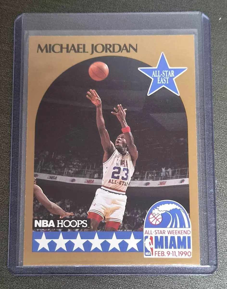 마이클 조던 NBA HOOPS 카드 1990 마이애미 올스타