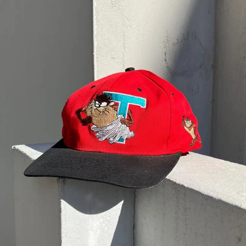 90s 빈티지 루니툰스 taz Warner Bros 모자
