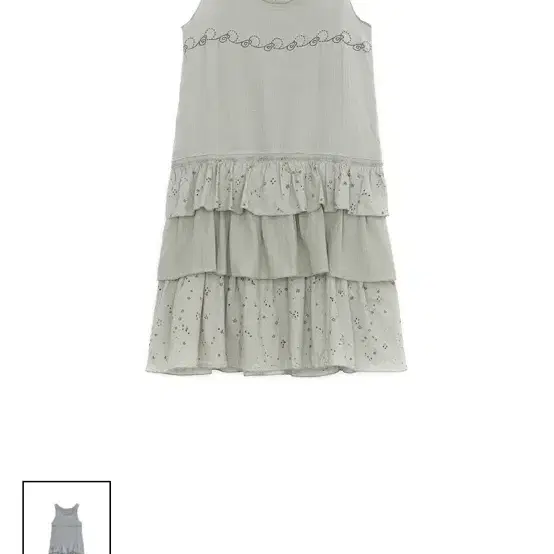 Fairy needlework tiered dress