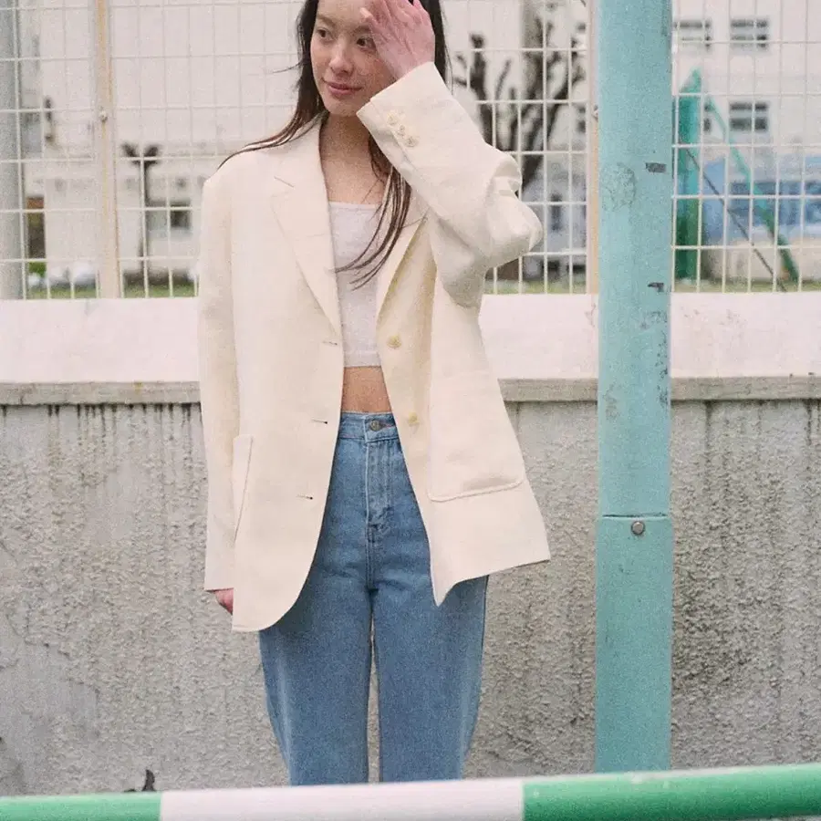 타낫 T/T Oversized 3-button jacket 오버사이즈 쓰리버튼 자켓