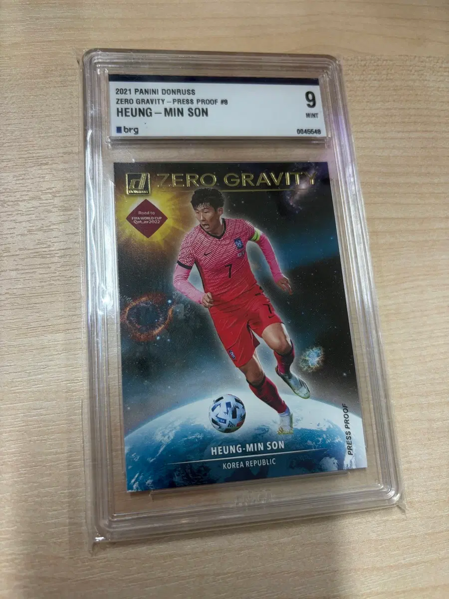 2021 PANINI DONRUSS ZERO GRAVITY - PRESS PROOF #8 손흥민 카드