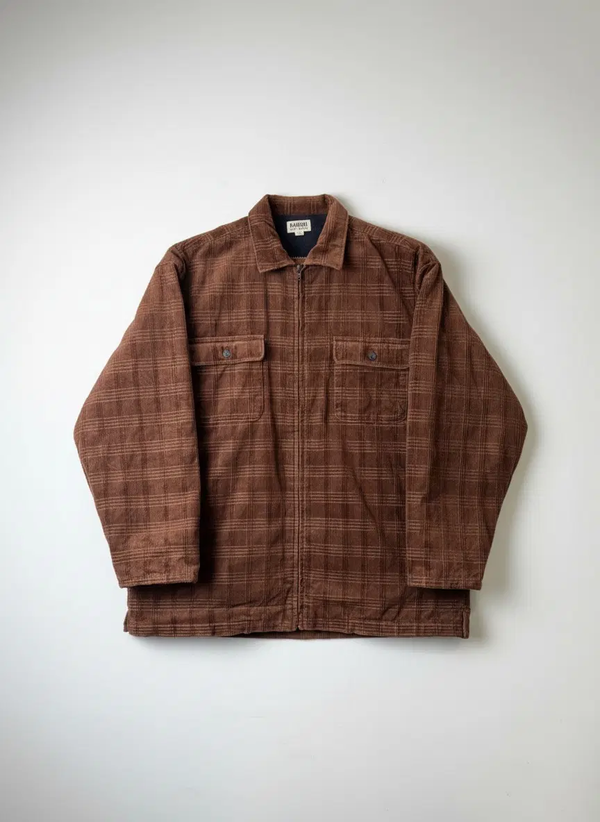 [KANSAI JEANS] 90s 체크 코듀로이 집업 자켓