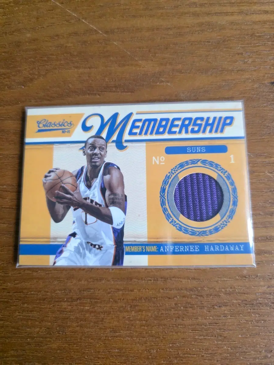 2010 Panini Classics Membership anfernee hardaway Jersey Relic Game Worn