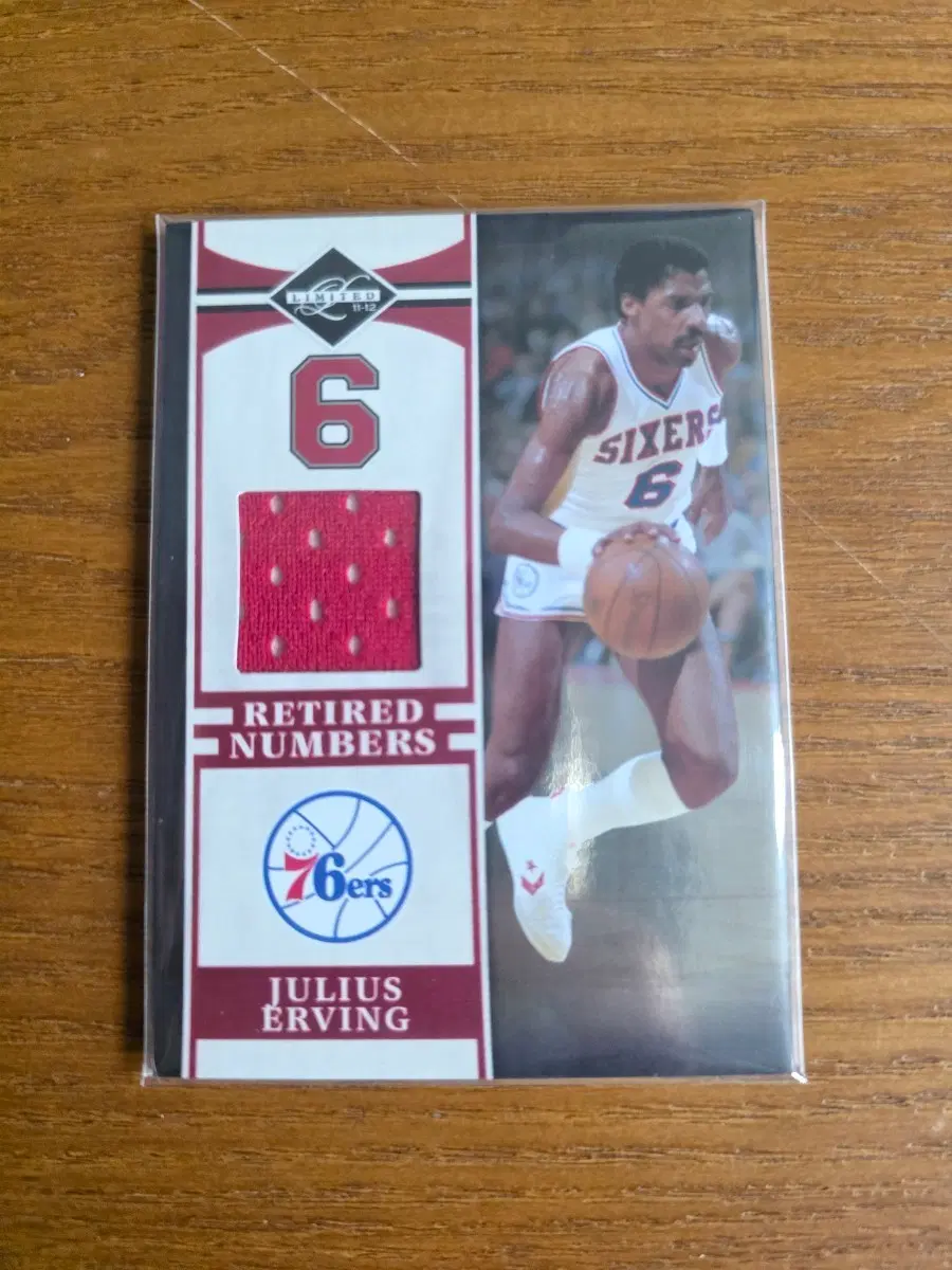 Julius Erving - 2011-12 Panini Limited - Retired Numbers Jersey Card #12 #d41/99
