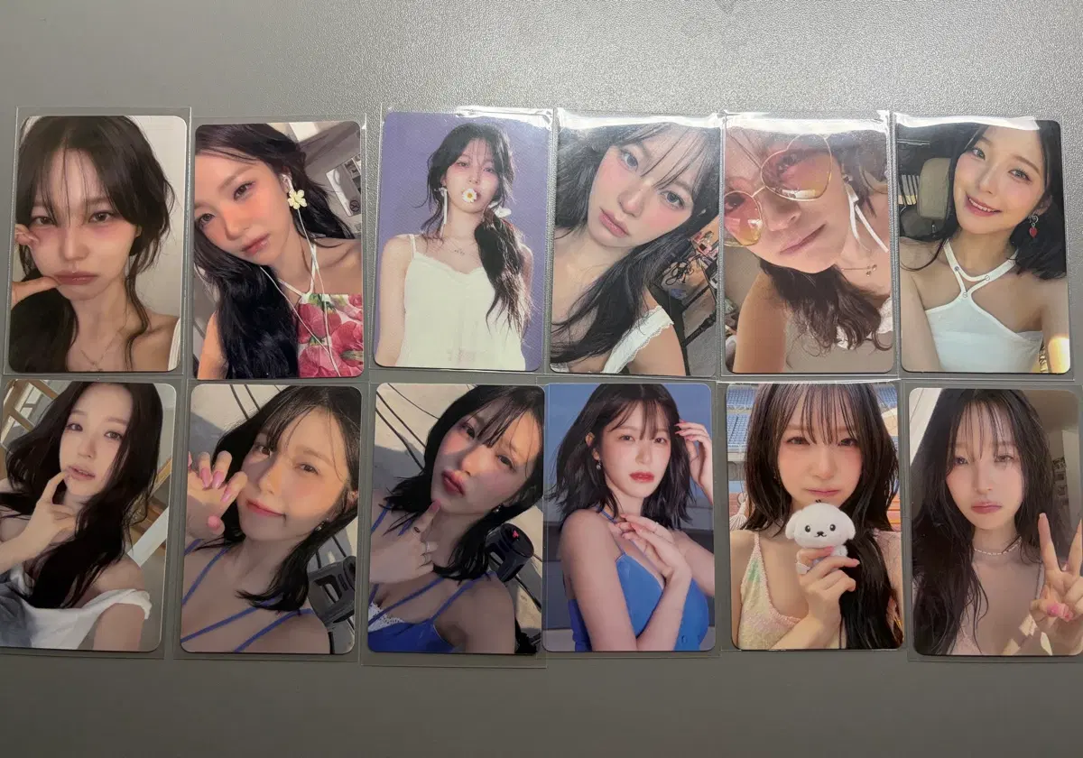 백지헌 포카 12장 일괄 판매