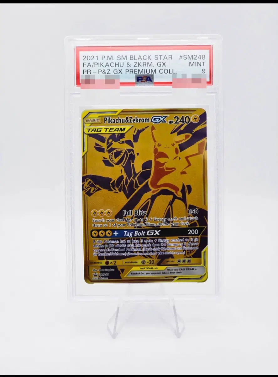 포켓몬카드 피카제크 태그 ur psa 9