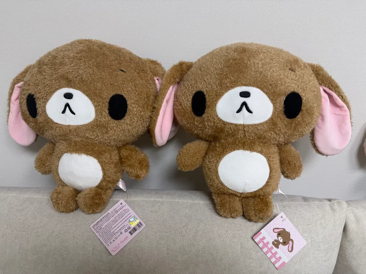 슈가바니즈 쿠로우사 중형 봉제인형 30cm