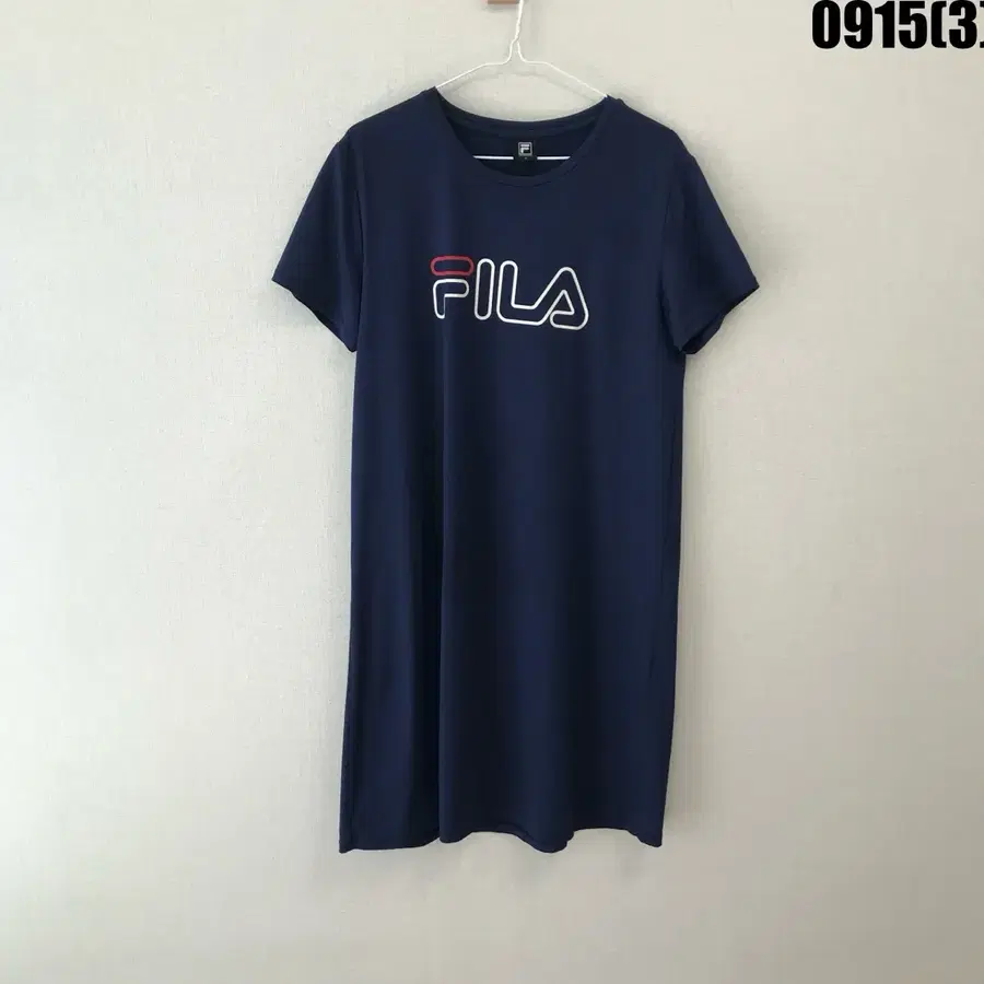 휠라 반팔 원피스 네이비 95