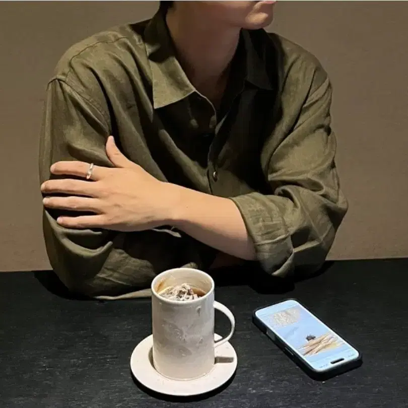 블랭크룸 프렌치 린넨셔츠 2사이즈