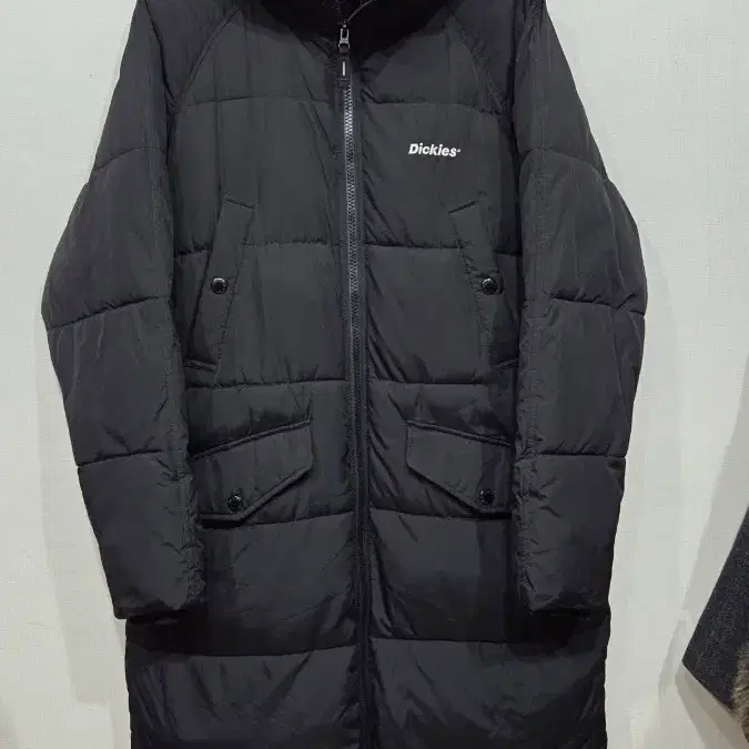 디키즈 롱패딩 블랙