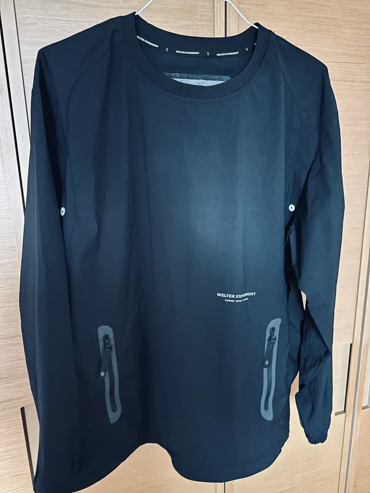 (웰터익스프레스) ATTABAD STRETCH WINDBREAK PULLOVER_BLACK_WLT030