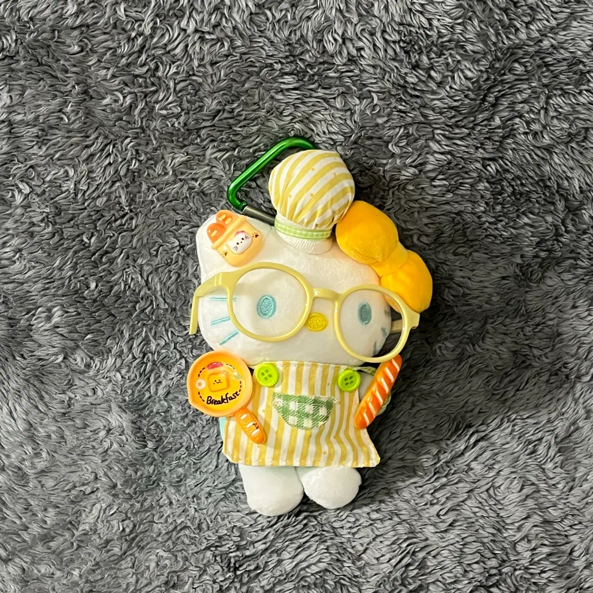 새상품 요리사 안경 키티 인형 키링
