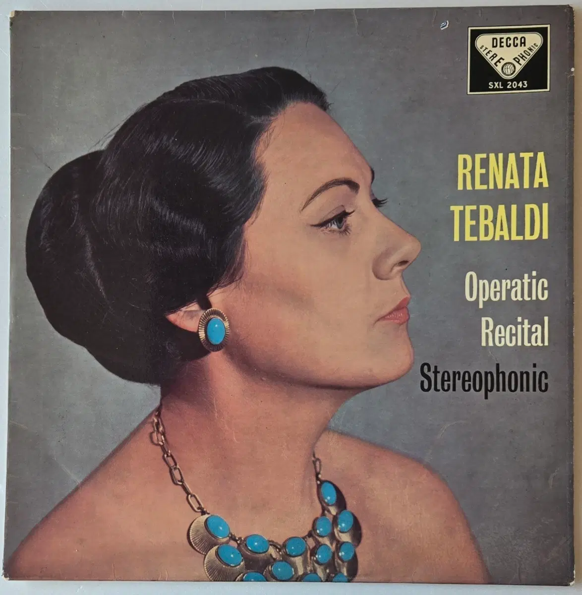 레나타 테발디 - Operatic Reciral LP ( 1958. DECCA SXL 2043 UK ED1 )