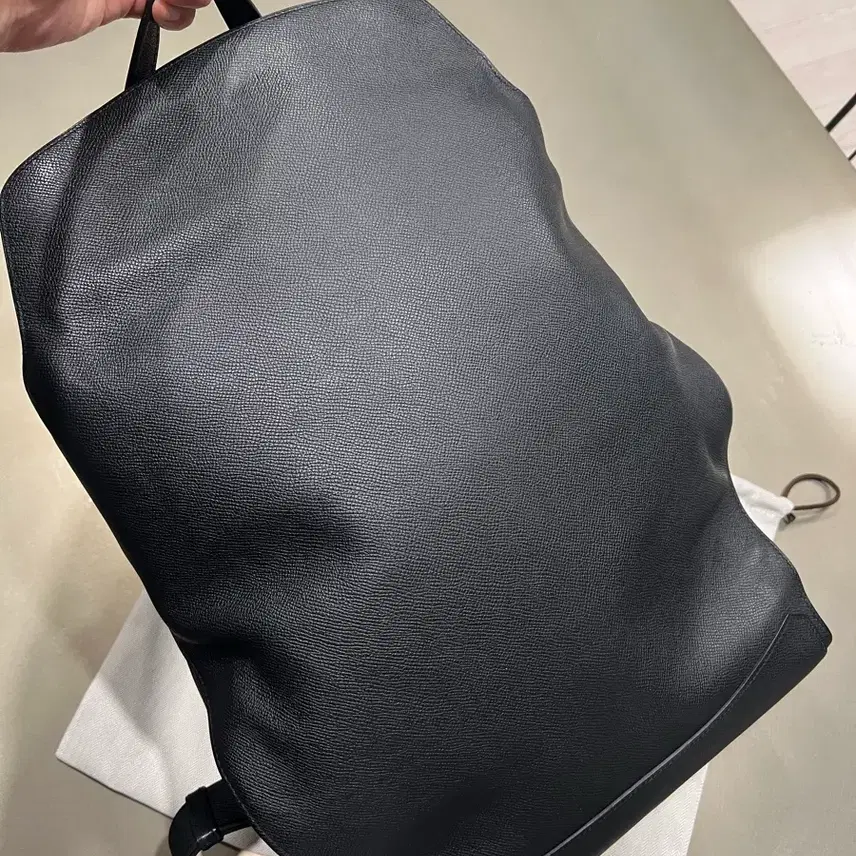 에르메스 블랙 가죽 백팩 사진 1