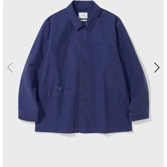 SHIRTER OVERSIZED FRENCH MOLESKIN JACKET (BLUE)