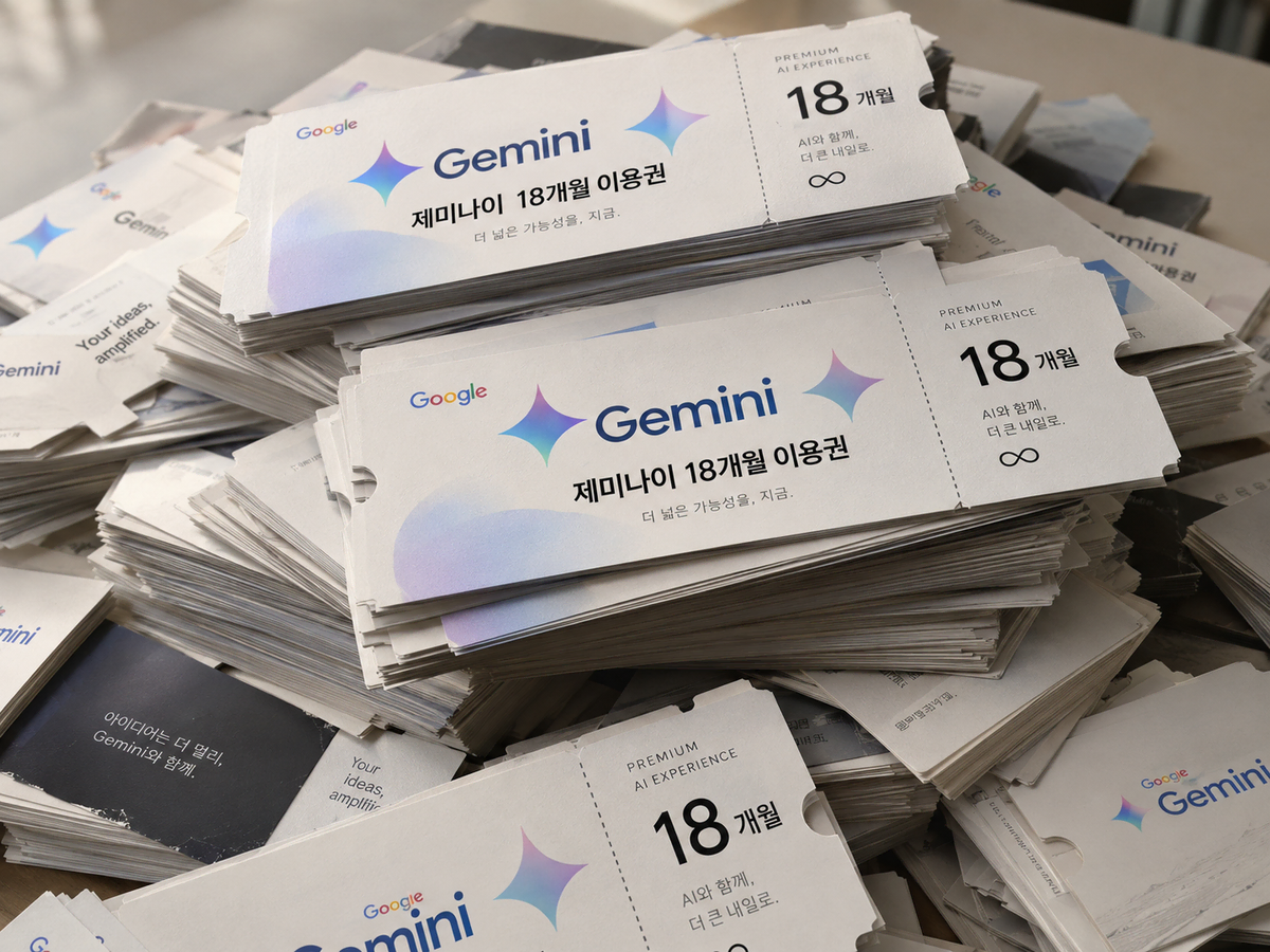 제미나이 Gemini Pro 18개월 이용권