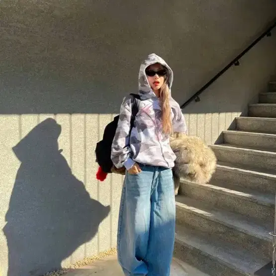 nyxx 카모패턴 후드티