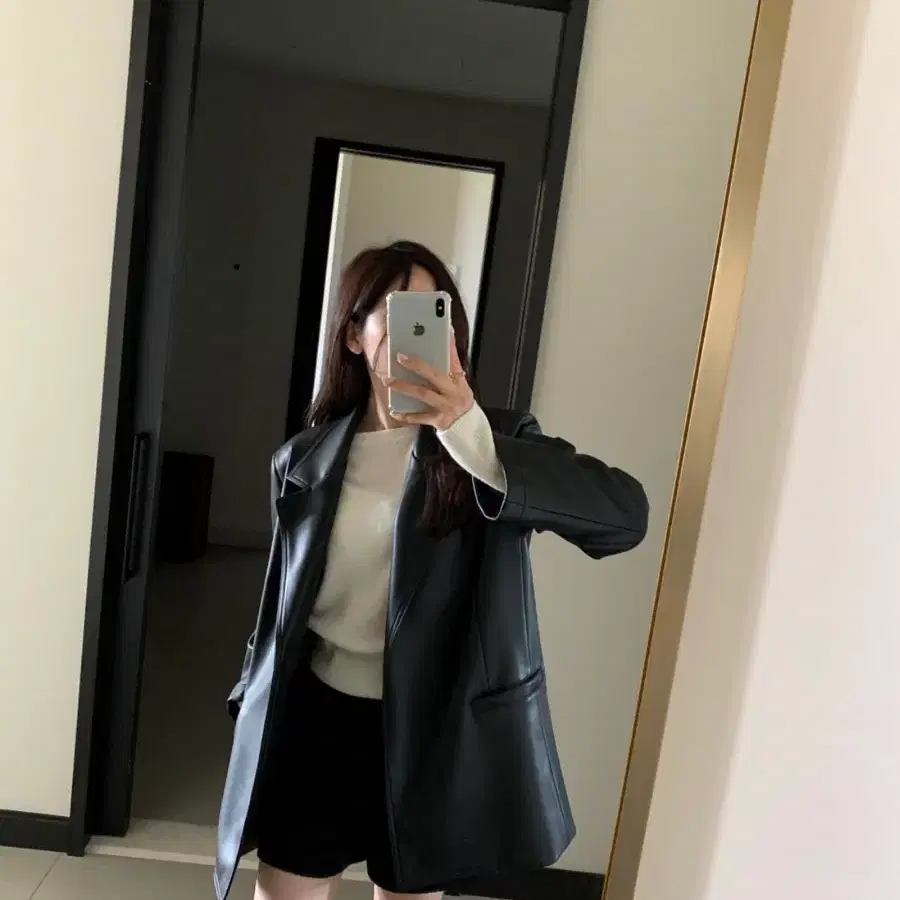 아일 누아 레더 자켓