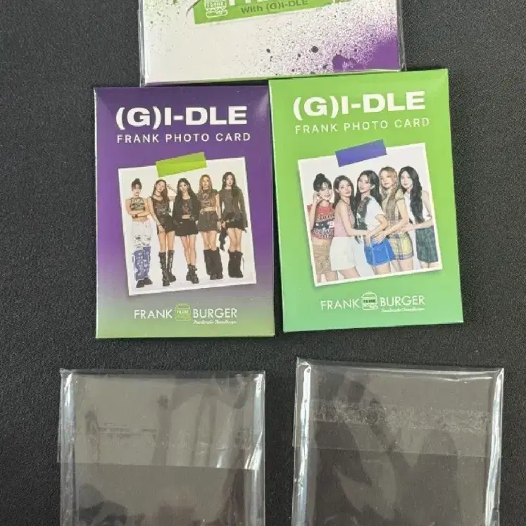 (여자)아이들 프랭크버거 포토카드 3종 세트