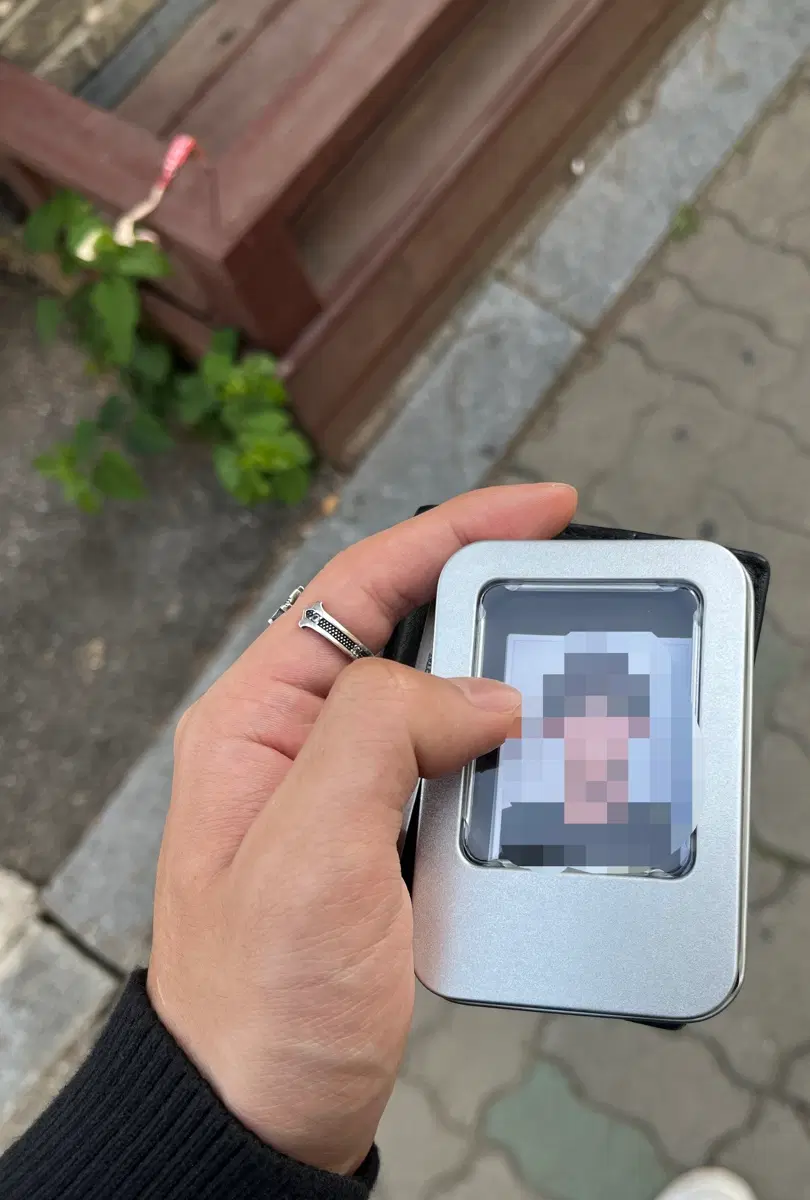 폴리테루 실버 링 반지