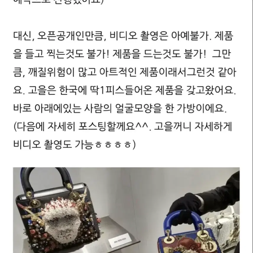 디올 한정판 DIOR Christian Dior 레이디 아트 4 사진 2