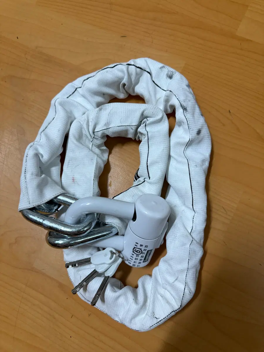 슈프림x메종마르지엘라x크립토나이트 체인락