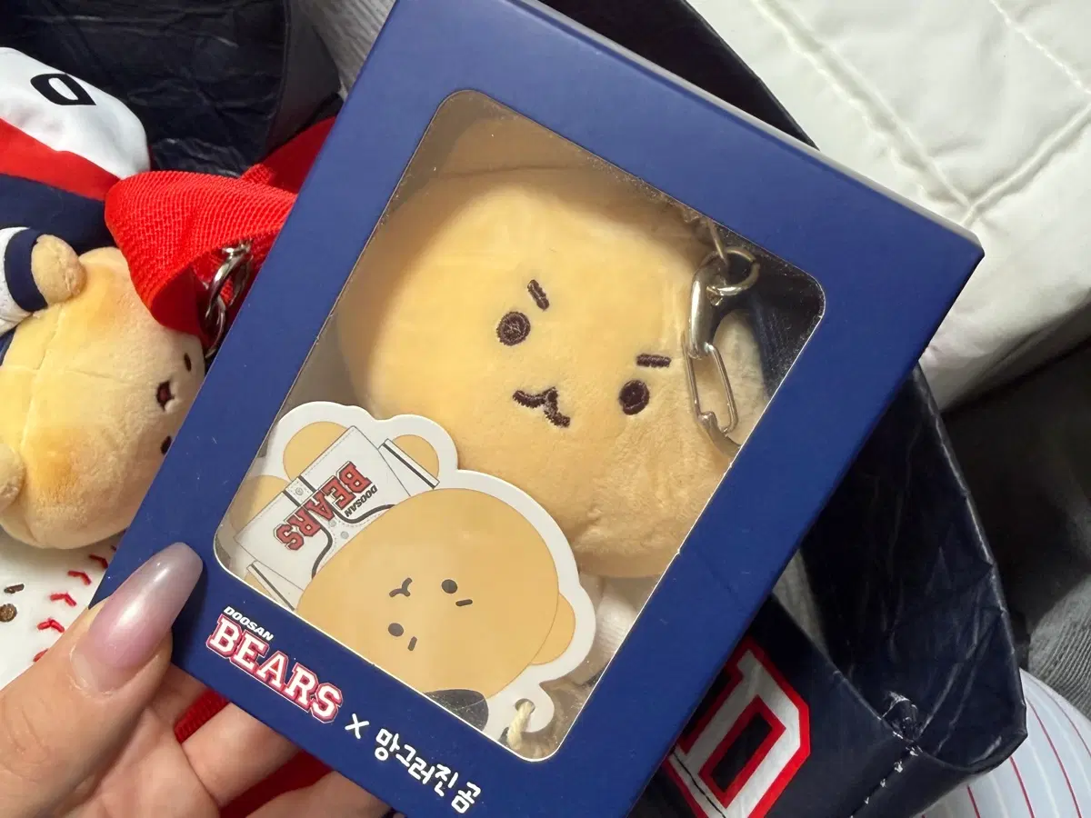 두산베어스 x 망그러진 곰 / 두산 x 망곰 콜라보 인형