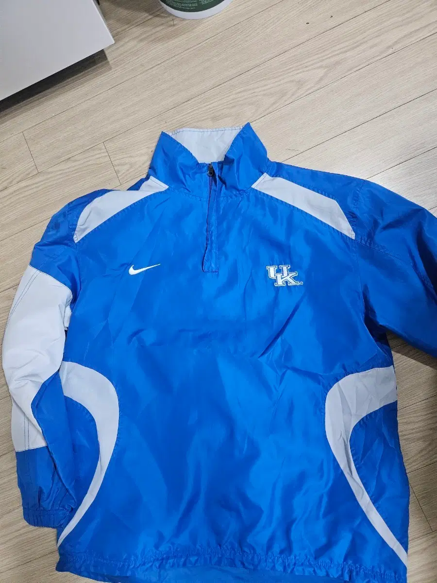 나이키 올드 90s ncaa 켄터키 와일드캣  반집업 트레이닝 자켓