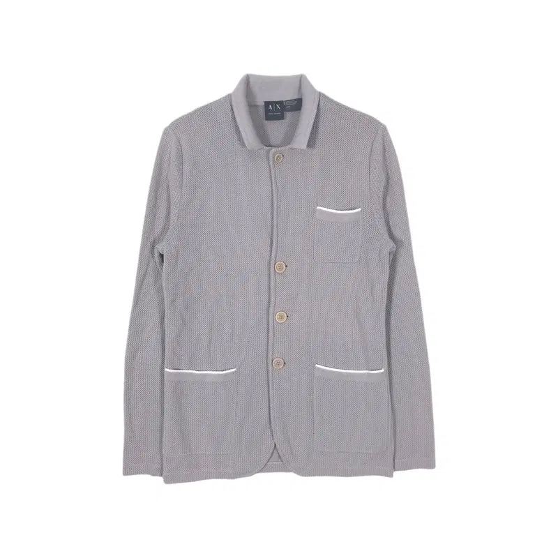 ARMANI EXCHANGE 골지 배색 니트 자켓 S