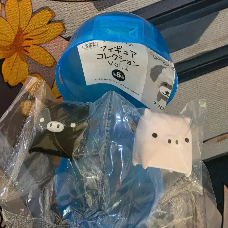 (정품)산엑스 올스타즈 리락쿠마 모노쿠로부 돼지 피규어