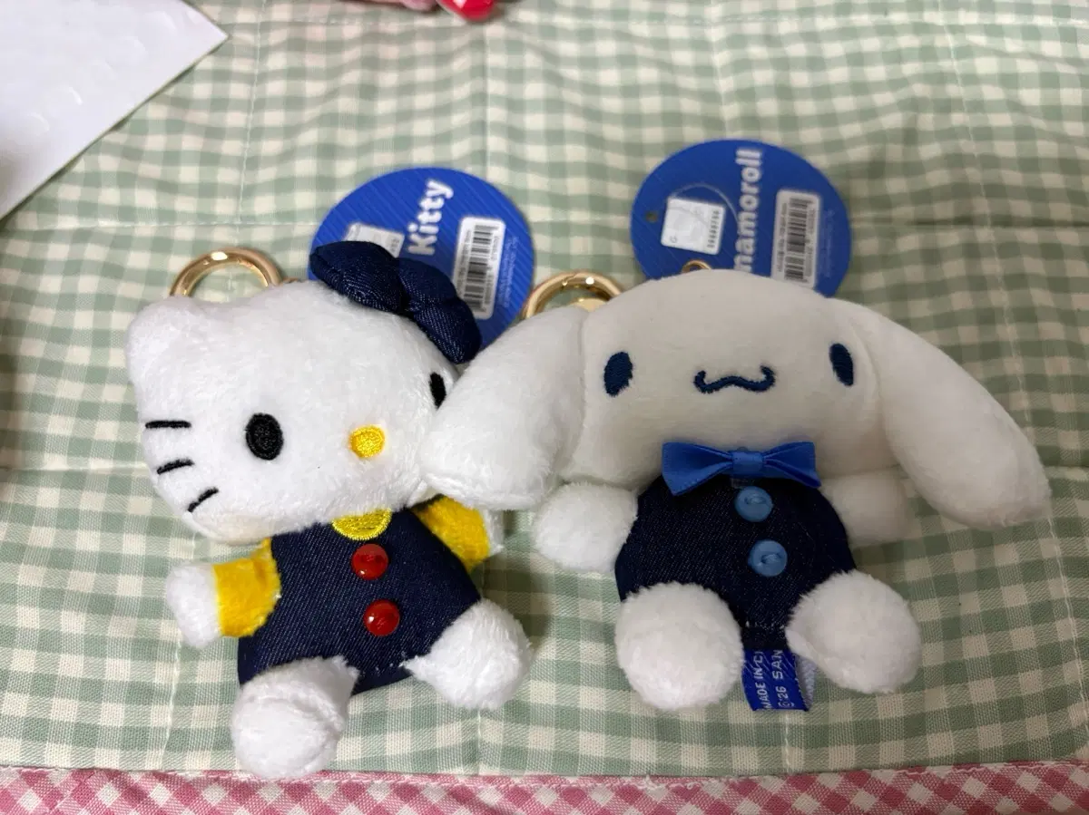 산리오 데님 인형(일괄)