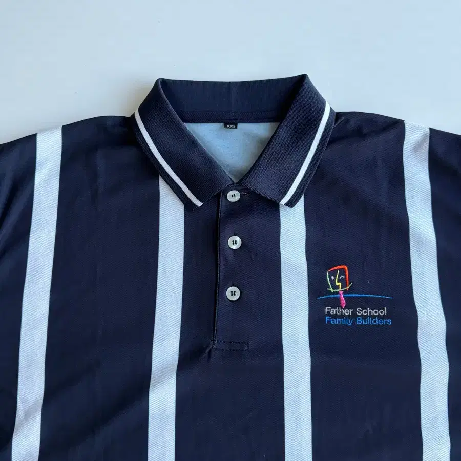 아메리칸 빈티지 Father School 스트라이프 PK티 XL