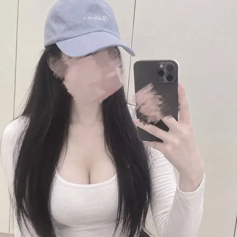 Kitschs 키치스 라이트블루 볼캡