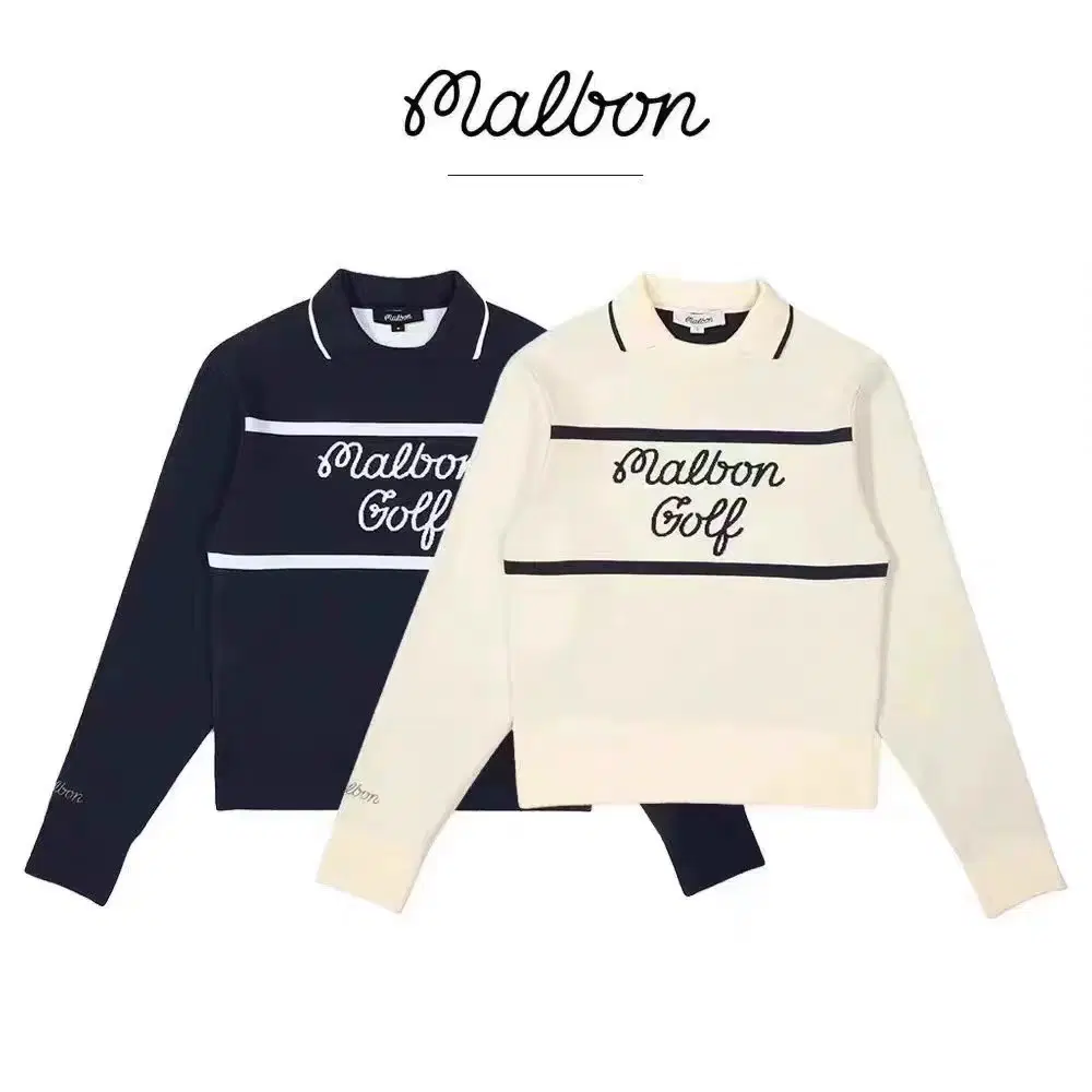 MALBON GOLF 말본 골프웨어 니트