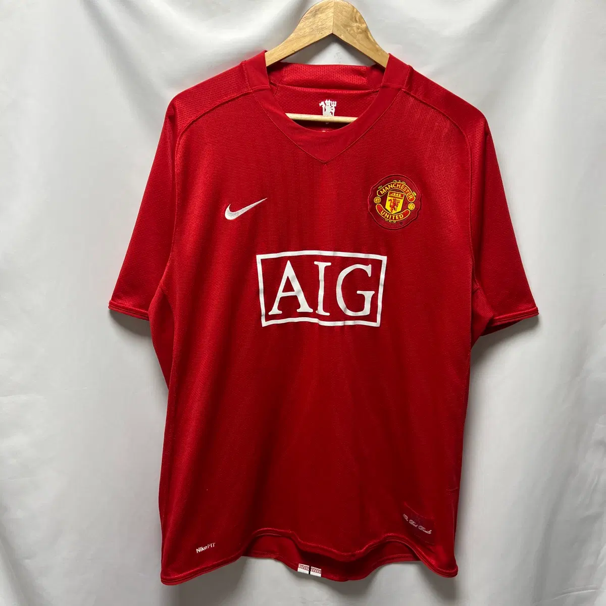 [정품/XL] 나이키 맨유 07-08 호날두 AIG 홈 유니폼