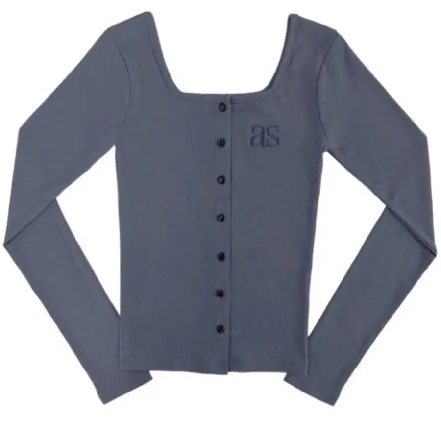 애즈온 시실리 버튼 가디건 블루 ason sicily button cardigan