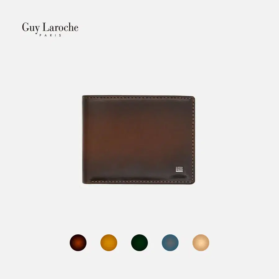 Guy Laroche 기라로쉬 이태리 배지터블 그라데이션 반지갑