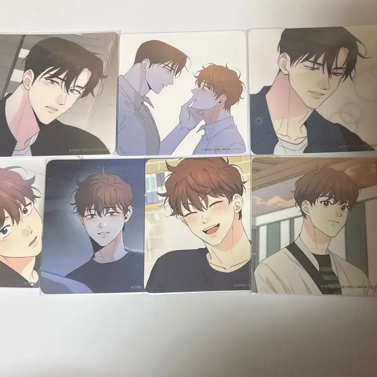 일괄) 모펀 파트타임 파트너 파파 코스터 7장