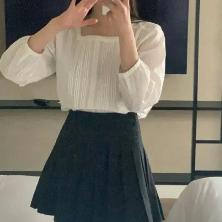 [m,새상품] 웨어웨더 플리프스커트