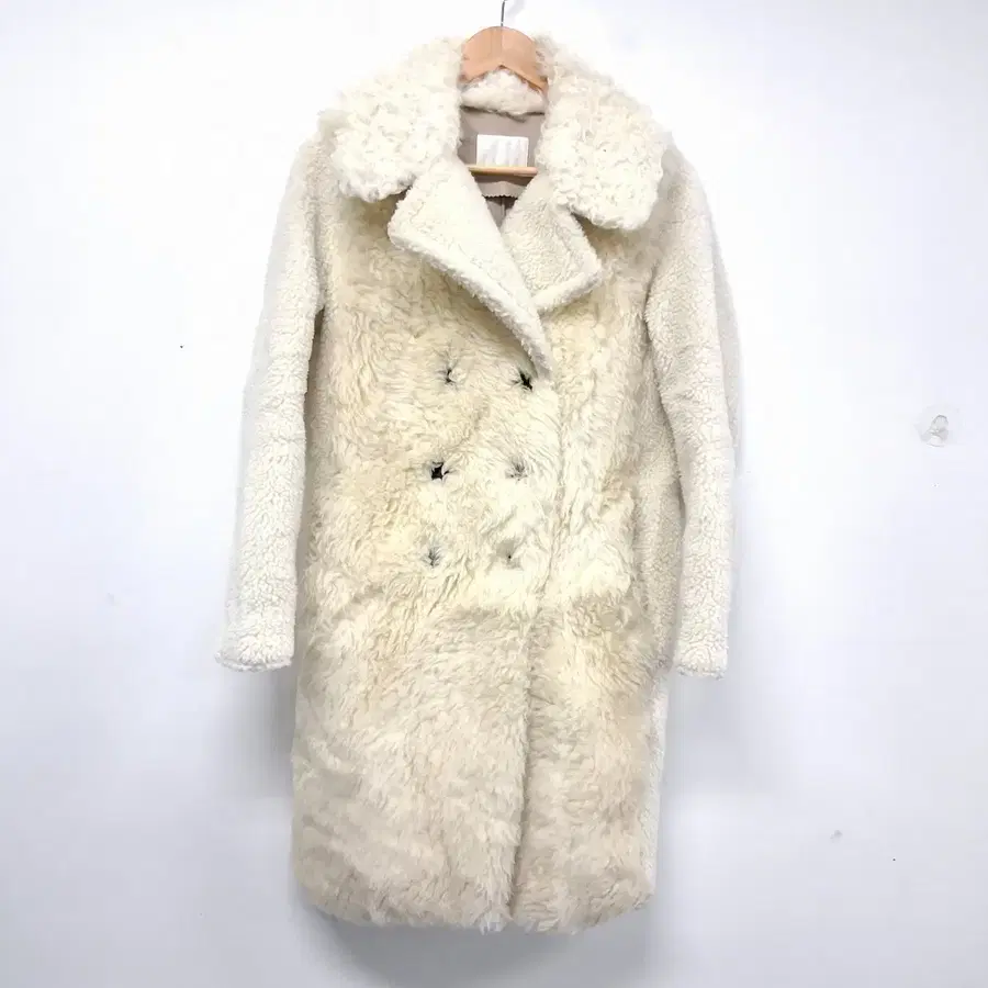 cc collect 양털 코트 아이보리 55