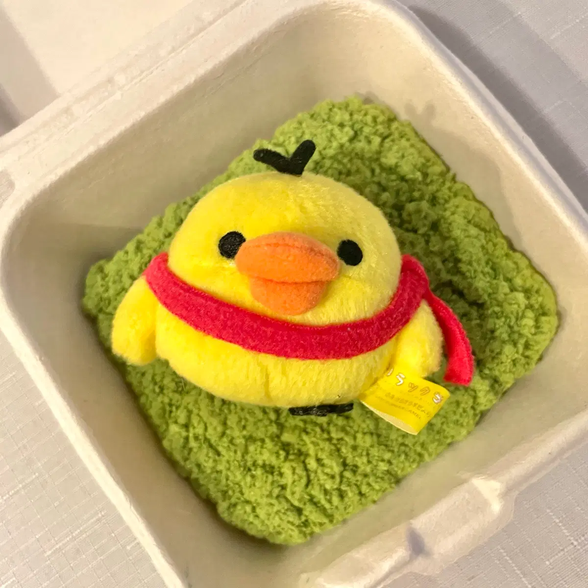 고전 목도리 리락쿠마 키이로이토리 인형