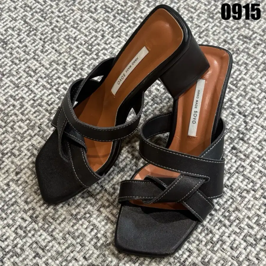 SOVO 샌들 블랙 225