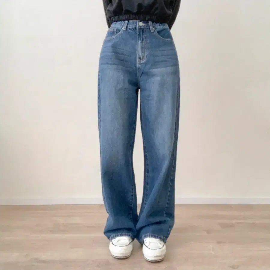 와이드 데님 팬츠