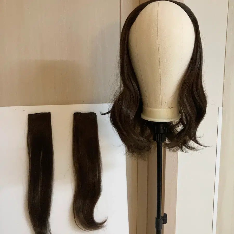 (초코브라운) 클립스 릴렉스드 오픈반가발