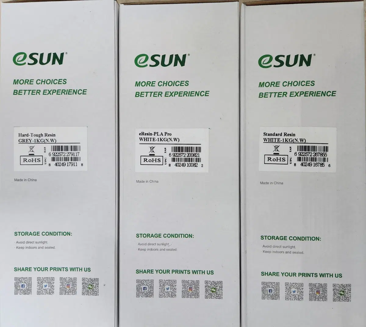 [tngur6958님 전용] eSUN 3D 터프 레진 1kg