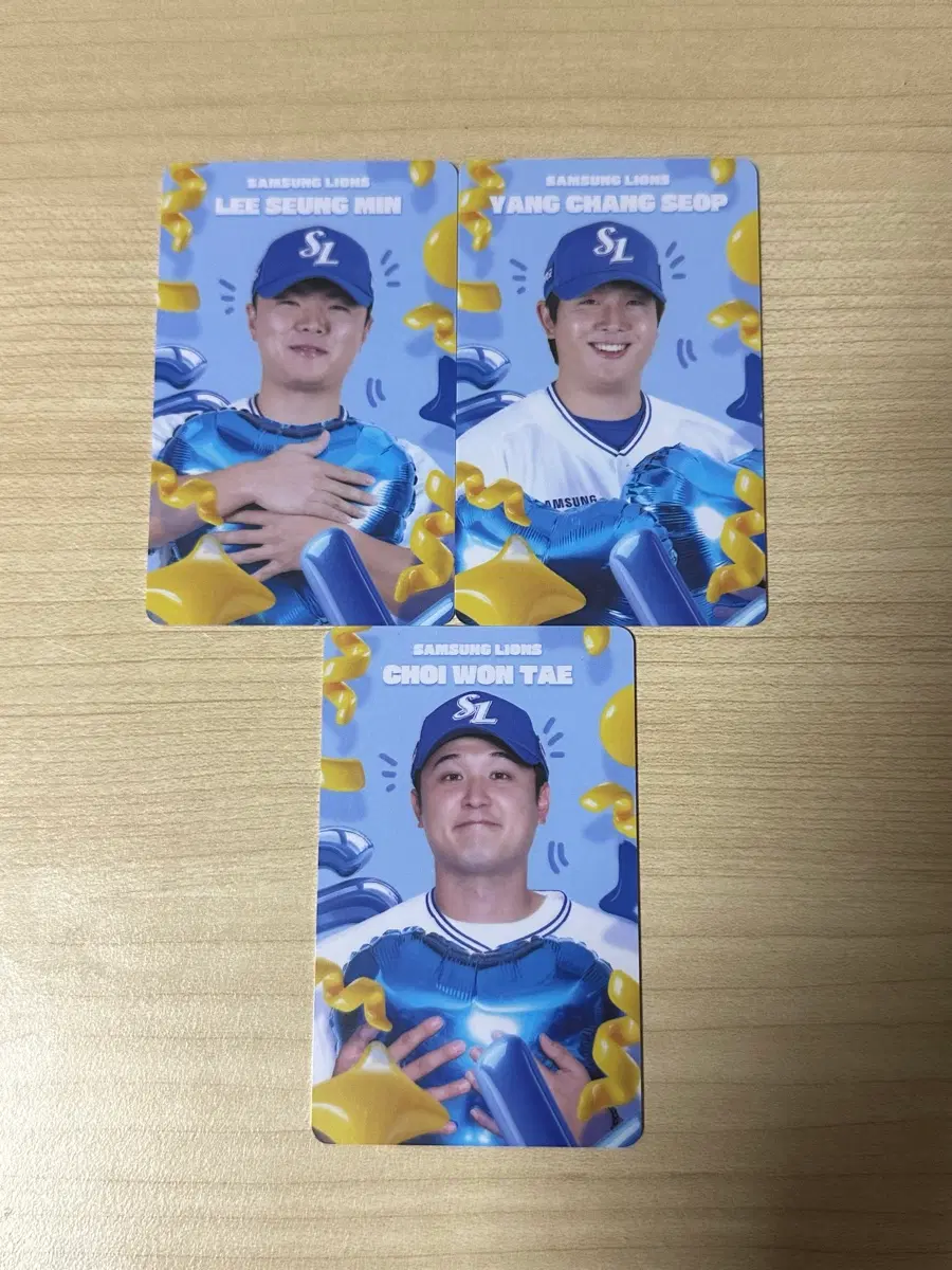 삼성라이온즈 9월 신규 이승민,양창섭,최원태 포카 일괄