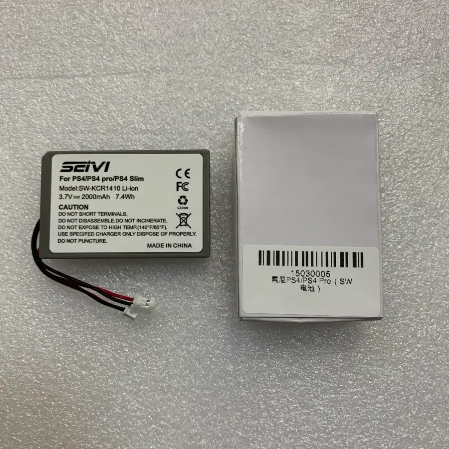SEIVI PS4/PS4 Pro/PS4 Slim 배터리 SW-KCR1410 2개