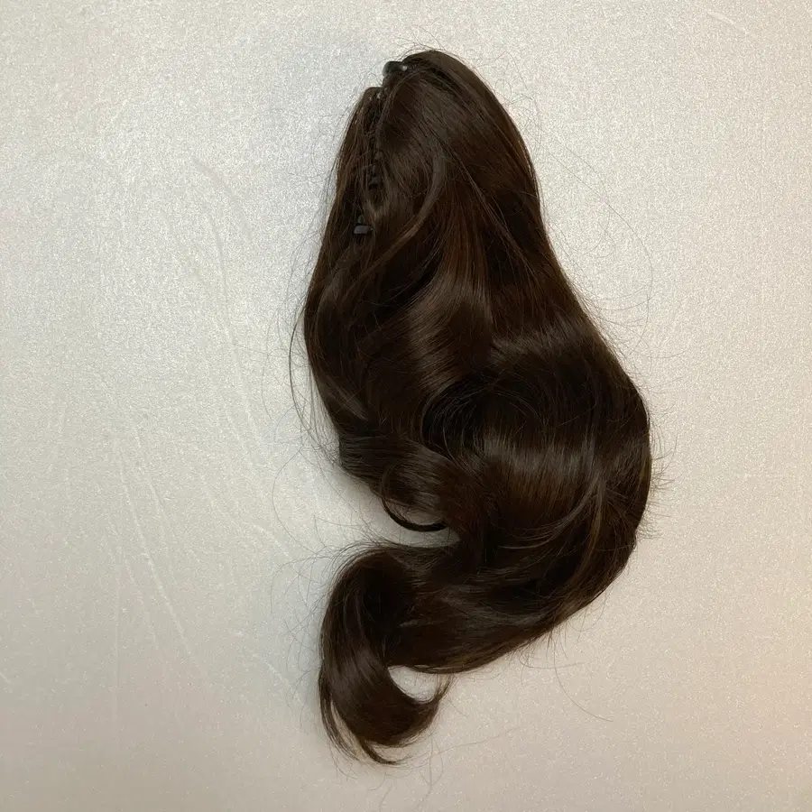 (모카브라운) 츄로비 집게가발 포니테일 가발