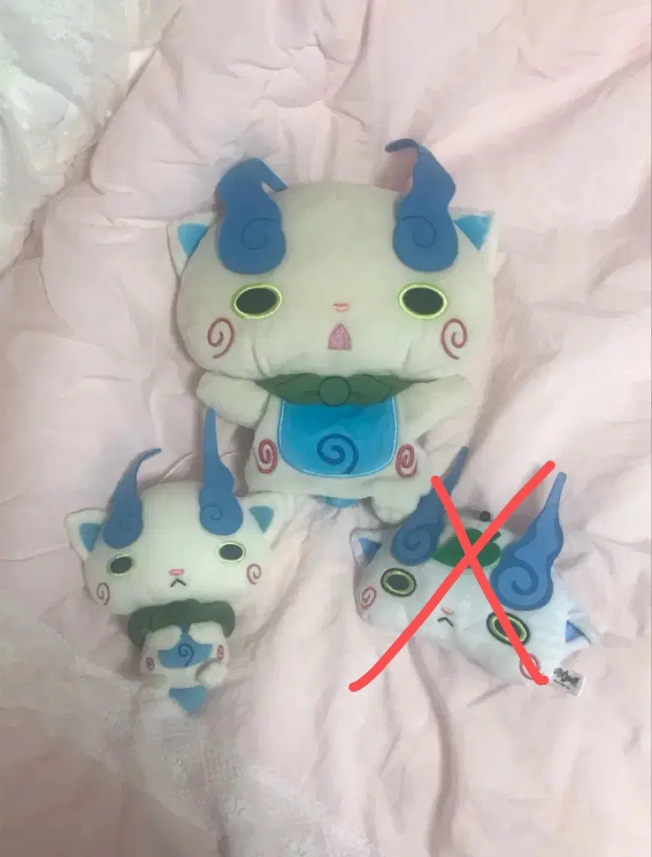 진짜급처급전)요괴워치 백멍이 인헝 2개 일괄 인형 핸드퍼펫
