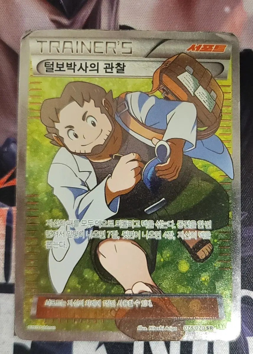 포켓몬카드 XY 털보박사의 관찰 교환